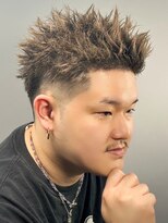 プレミアムバーバー 原宿店(PREMIUM BARBER produce by HIRO GINZA) ツイスパスパイキーショート 