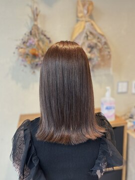 ナチュラルリーフ 仙台駅前店(Natural leaf) 『艶髪カラー』シアーベージュ