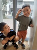 マッシュパーマ/前髪パーマ/ハイトーンカラー