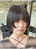 ＊まとまるショートウルフカット！くびれミディアムウルフヘア