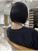 20代～30代大人ナチュラルボブカット前髪似合わせカット［仙台］