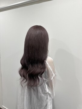 フロレゾンヘアデザインエクステ(floraison hair design exte) 付けてからカラー パールラベンダー