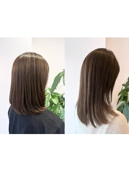 お手入れの仕方からご自宅でのセットの方法まで丁寧にお伝えします♪サロン帰りのスタイルが続くのが嬉しい