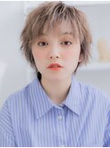 フレンチカジュアルくせ毛風マッシュパーマh3越谷20代30代40代