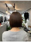 ボブ/ミニボブ/切りっぱなしボブ/外ハネ/外ハネボブ/前下がり