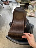 巻かずに目を引く艶髪へ
