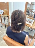 大人ハーフアップ♪