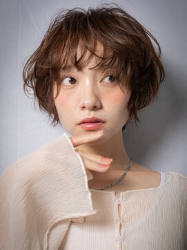 カバーヘア ブリス 志木南口駅前店(COVER HAIR bliss) 抜け感小顔フェザーショートグランマッシュパーマz志木20代30代