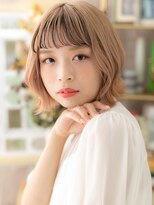 カバーヘア ブリス 北浦和(COVER HAIR bliss) ハイトーンカラーフレンチカジュアル小顔ボブA2北浦和10代20代