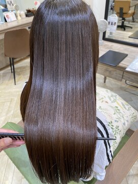 キュート Cute 髪質改善　髪ドラストレート☆