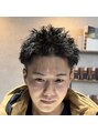 ブラック 渋谷(BLUCK)&nbsp;スタイリングが3分で終わる王道スパイキーパーマ