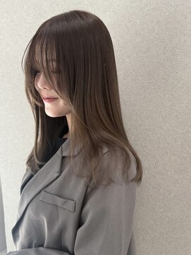 シーク 天神(SEEK) グレージュカラー/透明感カラー/ブリーチなし/トリートメント