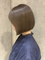 キャンバス 川崎(canvas.)&nbsp;艶カラーぱつっとボブ/髪質改善/ケアブリーチ/川崎/美髪/横山