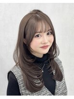 バレット 福岡天神(VALETTE)&nbsp;似合わせ大人上品なミディアムレイヤーカット/福岡/天神/大名