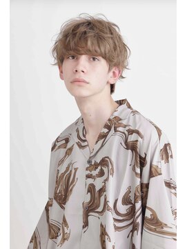 グリコ(grico) 無造作ラウンドマッシュウルフ/くせ毛風パーマ