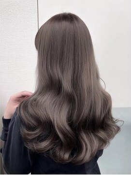 ネハス 名古屋栄店(nehus.) ミルクティーベージュブリーチなしダブルカラーレイヤーカット