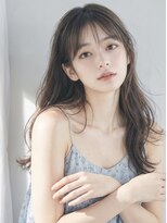グランツ(GLANZ) 透け感ベージュのナチュラルレイヤーロング