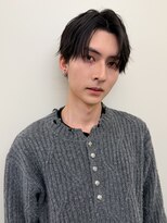 ピコット(P cott)&nbsp;渋谷シースルーマッシュシャドウパーマ韓国風サンウォンヘア