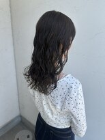 ジュエ ヘアー デザイン(Jue hair design)&nbsp;レイヤーミディ×柔らかウェーブパーマ/デジタルパーマ/