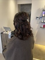 カフカヘア 吉祥寺店(kafka hair) お呼ばれハーフアップ