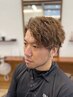 【白髪がぼかせる】クリアなライトカラー×メンズカット　マイナス５歳目標　