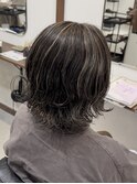 ハイライト/津田沼/白髪ぼかしハイライト/ブリーチ/白髪ぼかし
