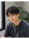 似合わせメンズトレンドデザインヘア