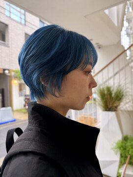 ロッソサンテ(rosso sante) ハンサムショート×ブルーグレイ