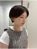 ショートカット、耳掛けショート、ハンサムショート