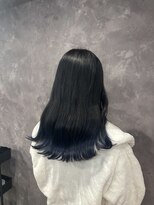 ネームレス 心斎橋(nameless)&nbsp;グラデーションカラーの艶セミロング