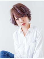 エール(a:le)&nbsp;ラベンダーアッシュ　ショートボブ