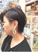サイド刈り上げショート