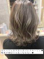 シャルムヘアー(charme hair) 透明感Max☆グレージュエアタッチバレイヤージュ☆