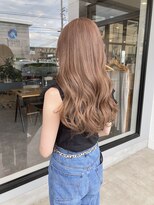 ナンバー(number+)&nbsp;30代40代ダブルカラーミルクティアッシュデザインカラー透け感