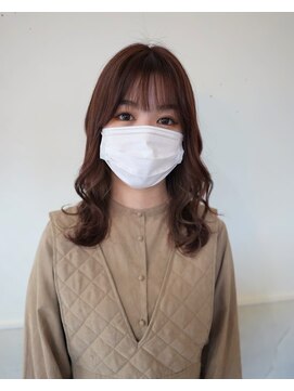 ボアップ 松山店(boappu) #ピンクブラウン#モテ髪#秋色#ブリーチなし#イルミナカラー