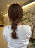 二次会ヘア