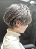 マッシュショート×ハイトーンカラー×大人ガーリー