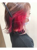 インナー×ビビットピンク