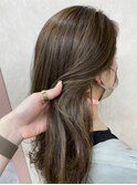 美髪/大人かわいい/こなれミディ/サンドベージュ[学芸大学]
