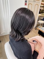 ネオリーブ チロル 横浜西口店(Neolive CiroL.)&nbsp;グレージュカラー 大人可愛い ボブウルフ 横浜