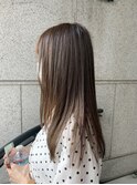 透明感アッシュベージュ