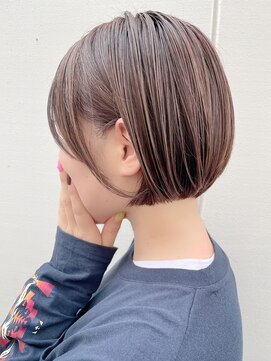 ルーファス 恵比寿 渋谷(Ruufus) 【30代40代】前下がりボブ 白髪ぼかしハイライト【Ruufus】