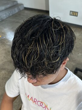 ザ オーダー(THE ORDER) ツイストスパイラルパーマメッシュハイライト波巻きスパイラル