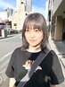 【予約数No.1☆】デザインカット+シアーカラー+トリートメント ￥12551(千葉)