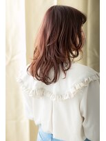 カバーヘア ブリス 志木南口駅前店(COVER HAIR bliss)&nbsp;ベージュピンク大人かわいいエアリーミディZ志木10代20代30代