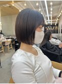 横浜顎ラインボブ！横浜ミニボブ！アッシュグレー！