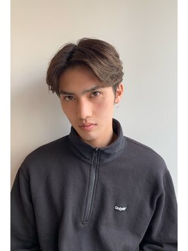 ノク 渋谷(nok) センターパート、カマルヘア、韓国ヘア、