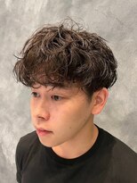 ヒロギンザ 恵比寿店(HIRO GINZA)&nbsp;ツーブロックビジネスショートフェードスパイラルツイストパーマ