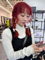 ギグスダブル 栄久屋大通店(gigs double)&nbsp;ブリーチレッド/ケアカラー