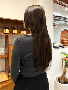 ムー(muu.) アッシュグレージュ+髪質改善